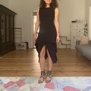 Modern Citizen Asymmetrical Navy Bodycon S